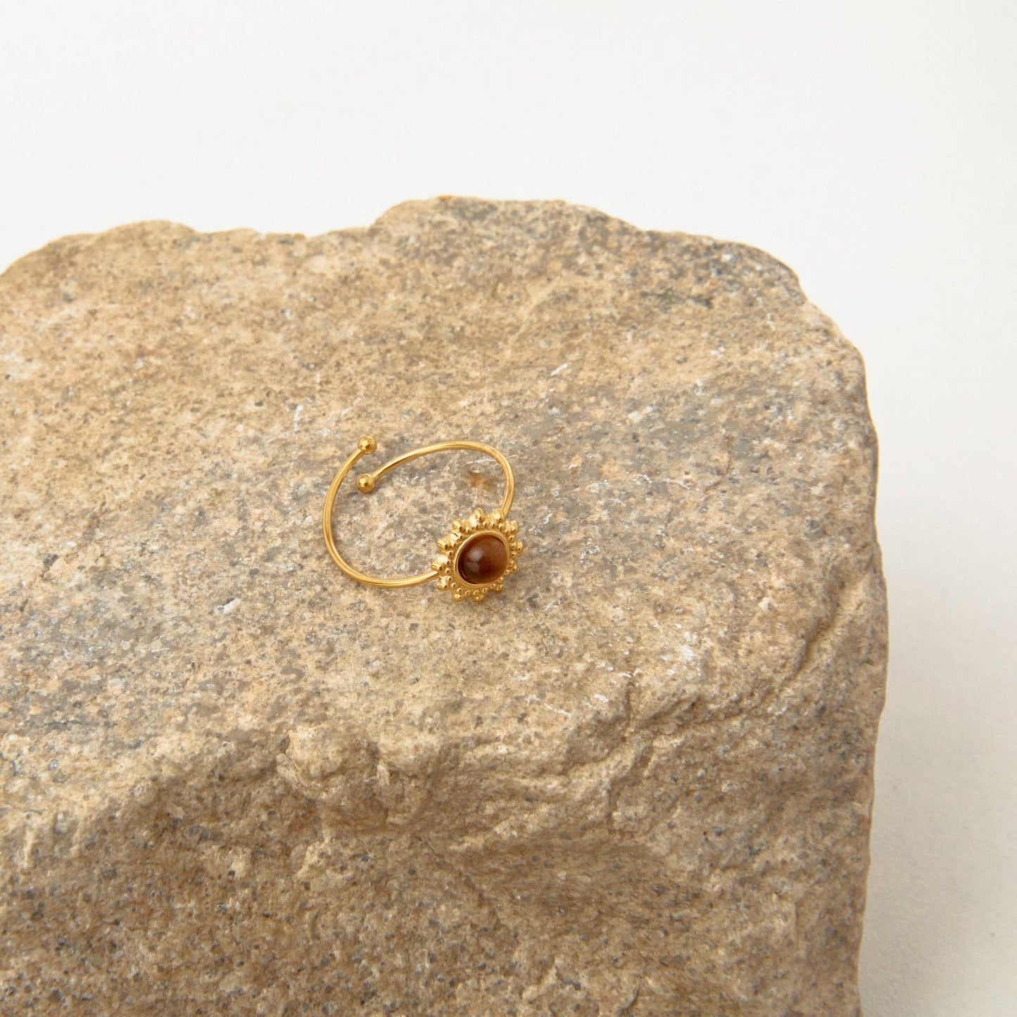 Bague Hazel đ« Oeil de tigre