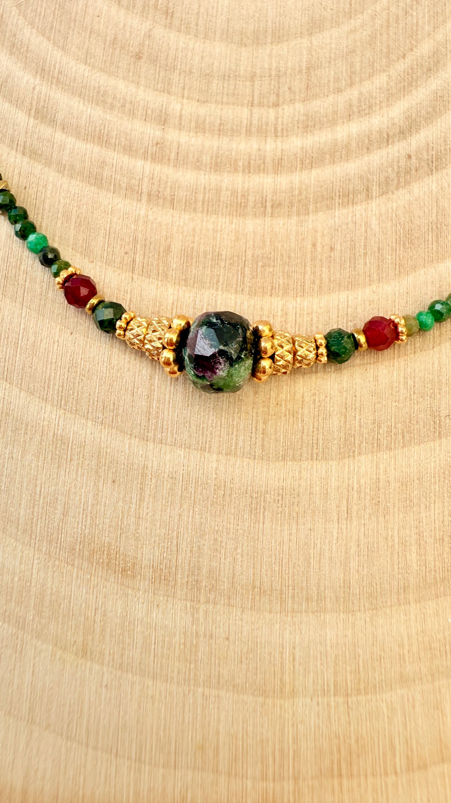Collier Ava đ Agathe verte
