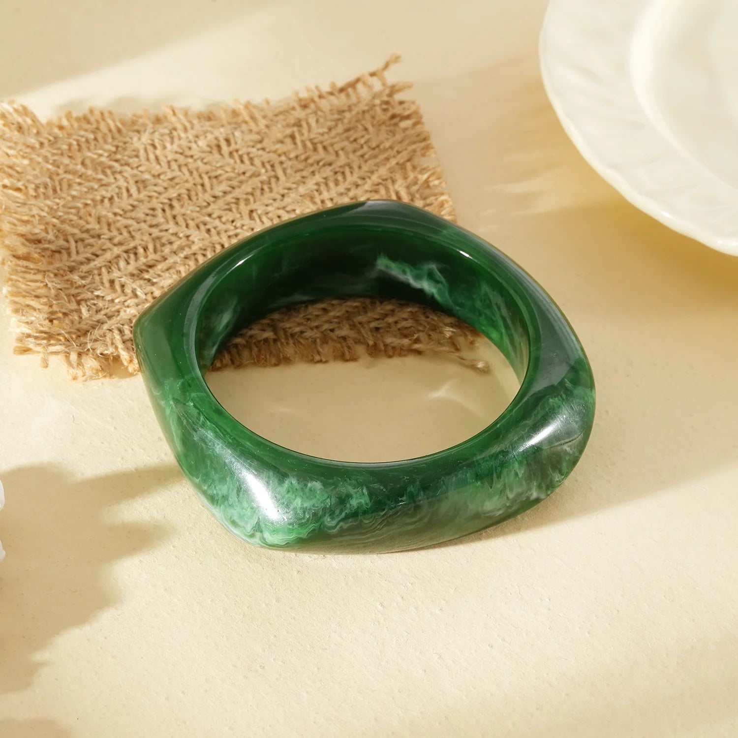 Bracelet jonc Jade 💚 ❤️🤎