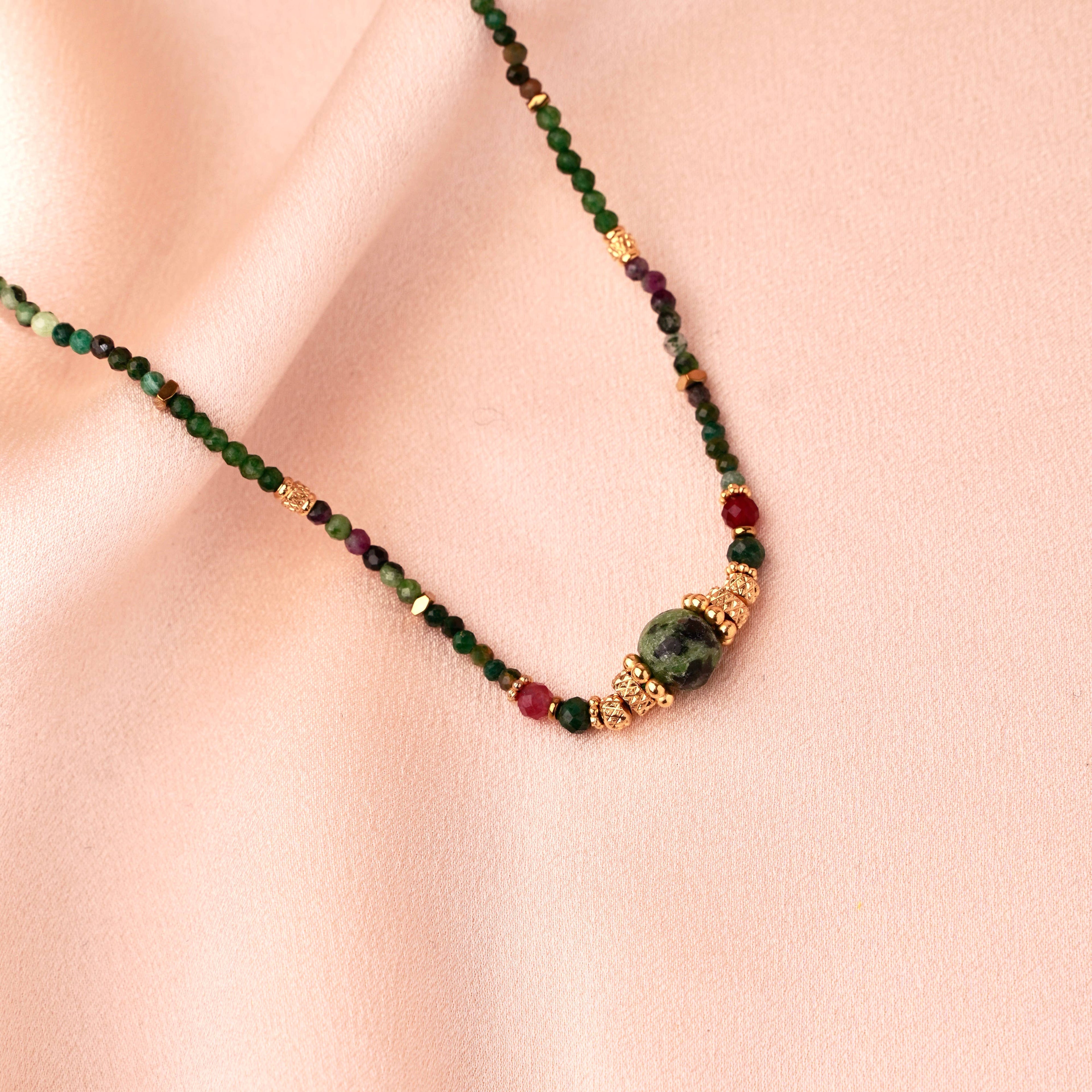 Collier Ava 💚 Agathe verte