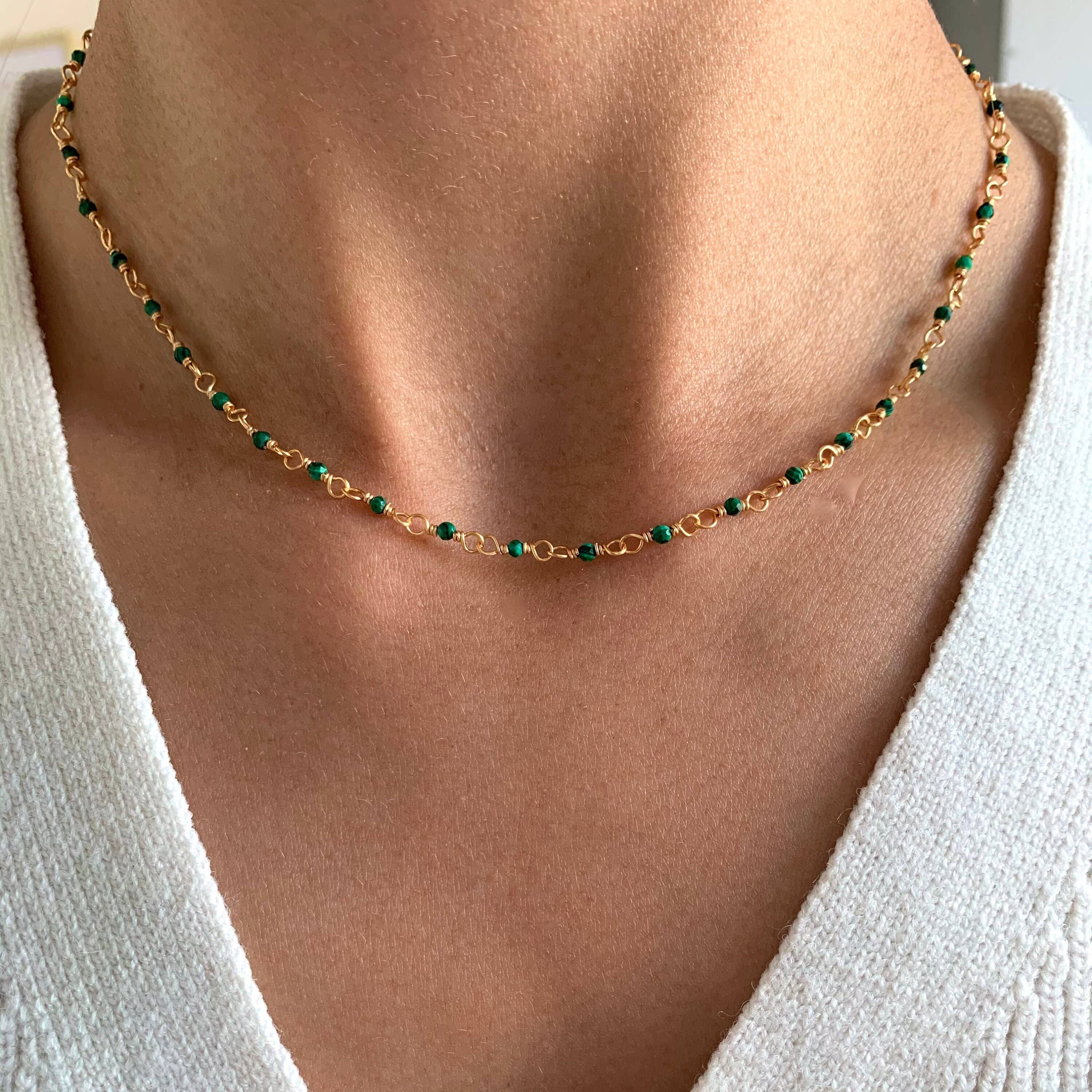 Collier Isis 🍀 Malachite