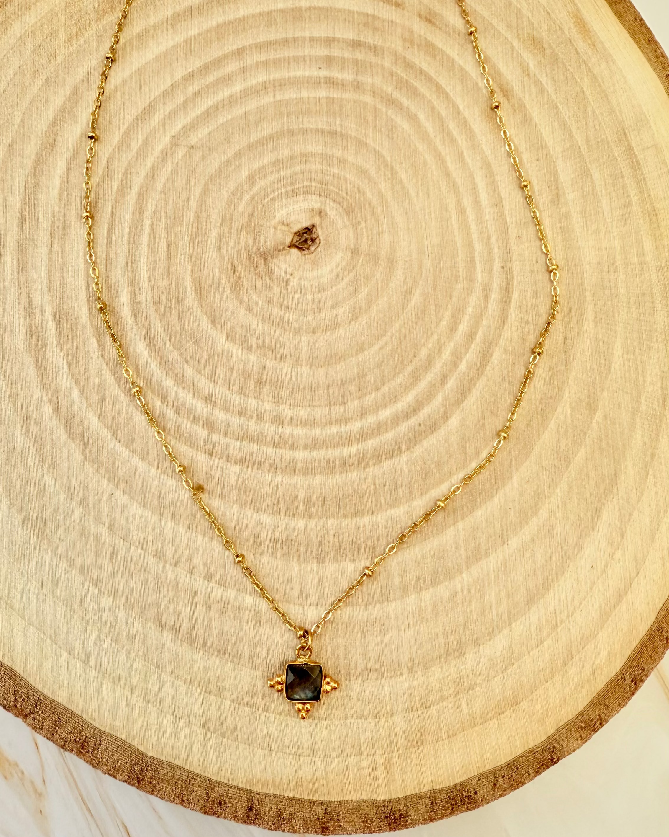 ✨ Collier Luna - Labradorite