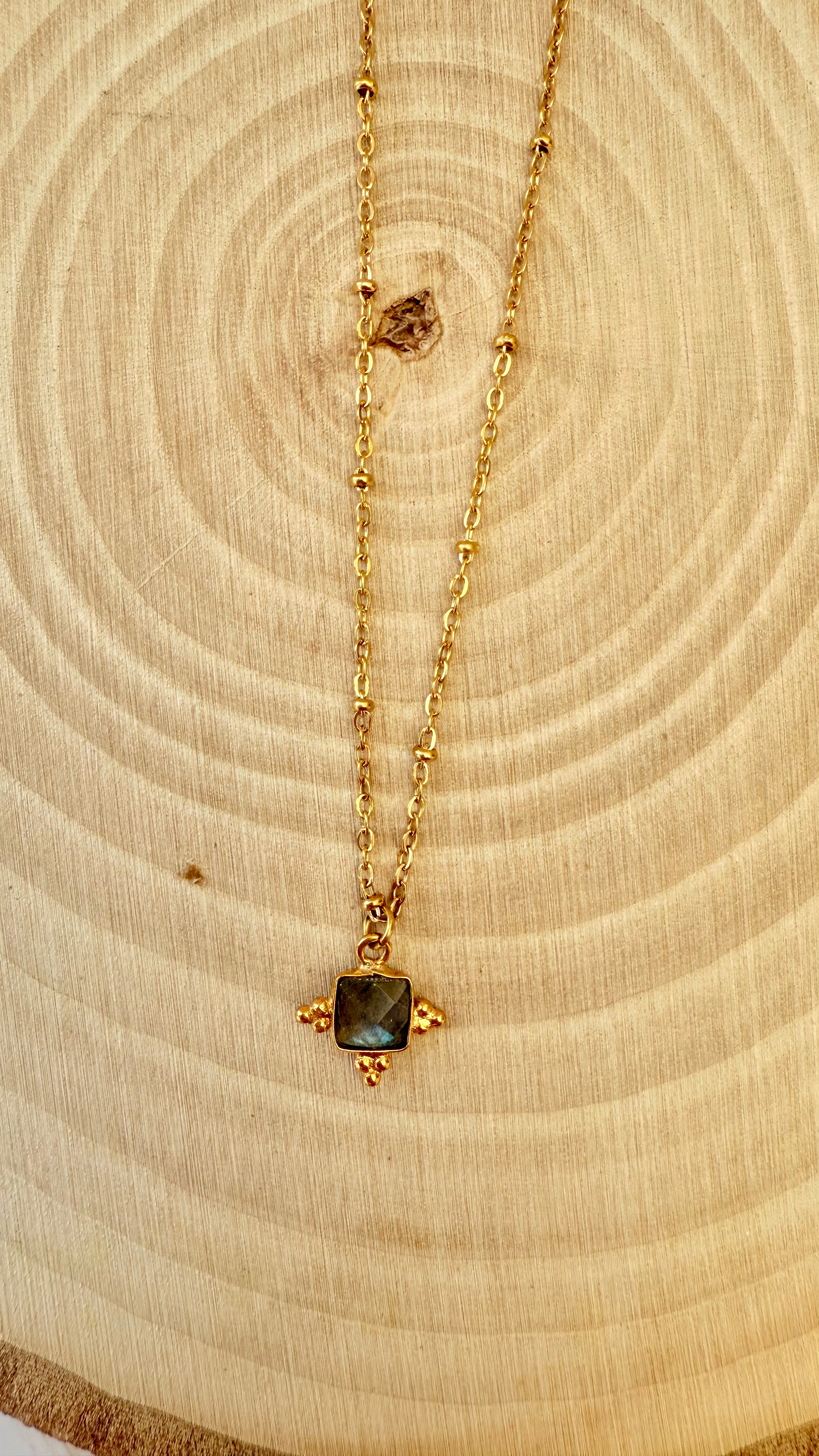 ✨ Collier Luna - Labradorite