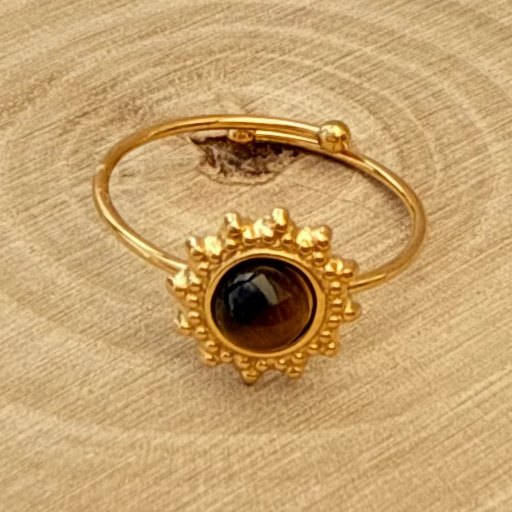 Bague Hazel 💫 Oeil de tigre