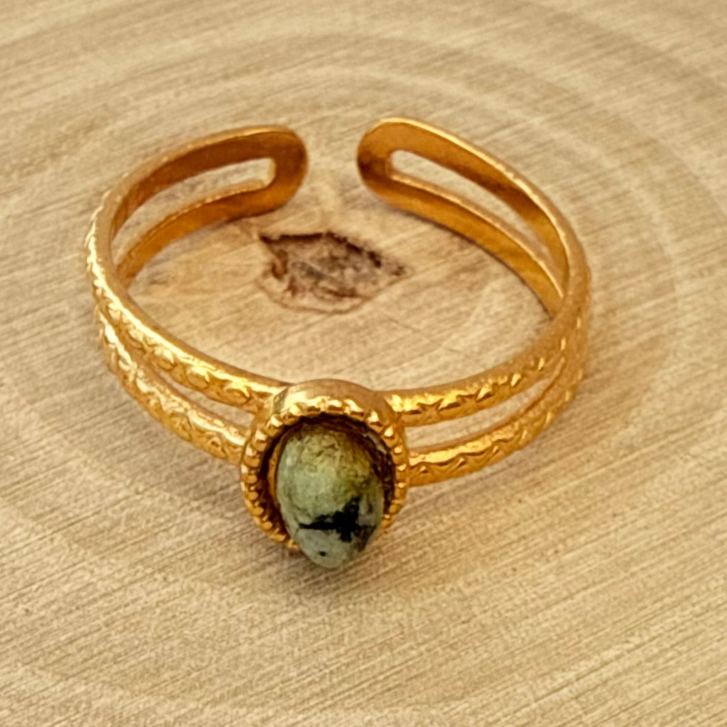 Bague Ivy 🌎 Turquoise africaine