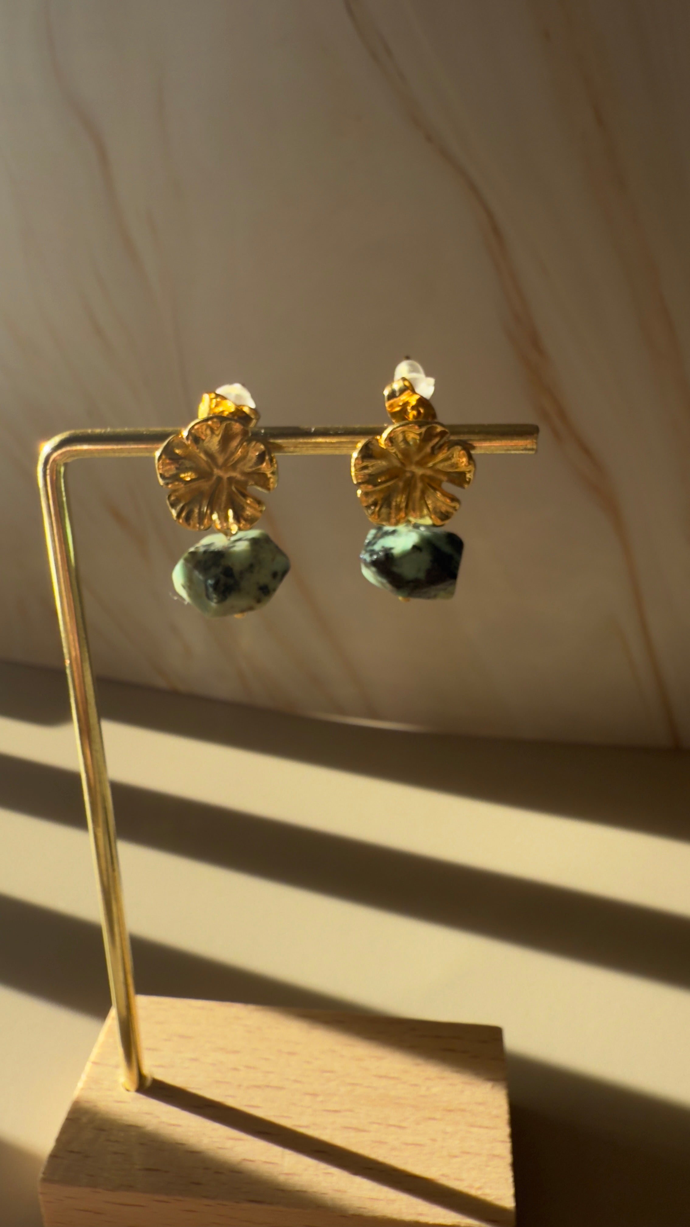 🍀 Boucles d'oreilles Sara