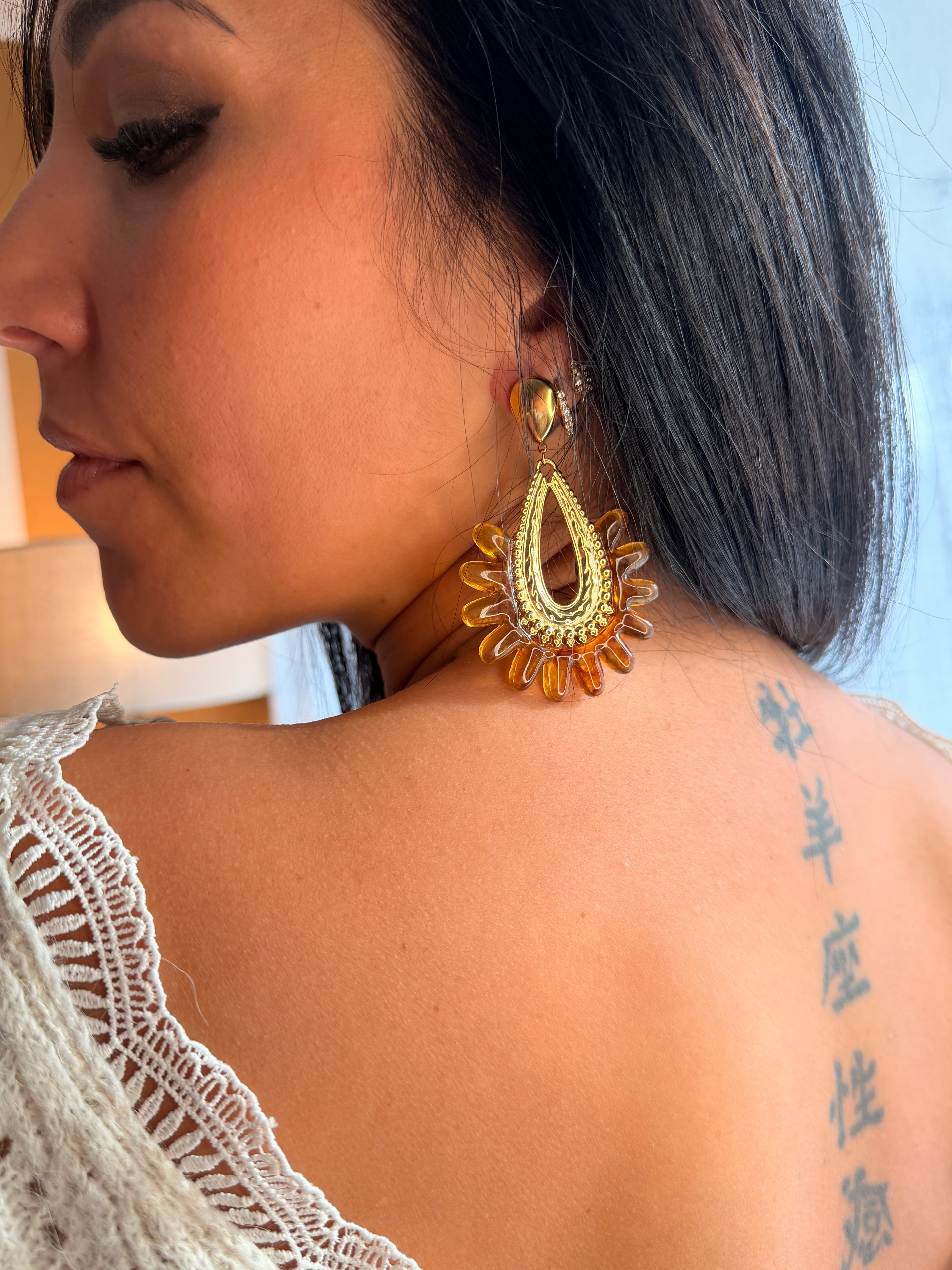 Boucles d'oreilles Safia 🧡