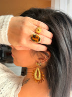 Bague Lia – motif léopard