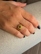 Bague Julia 🌸 Oeil de tigre