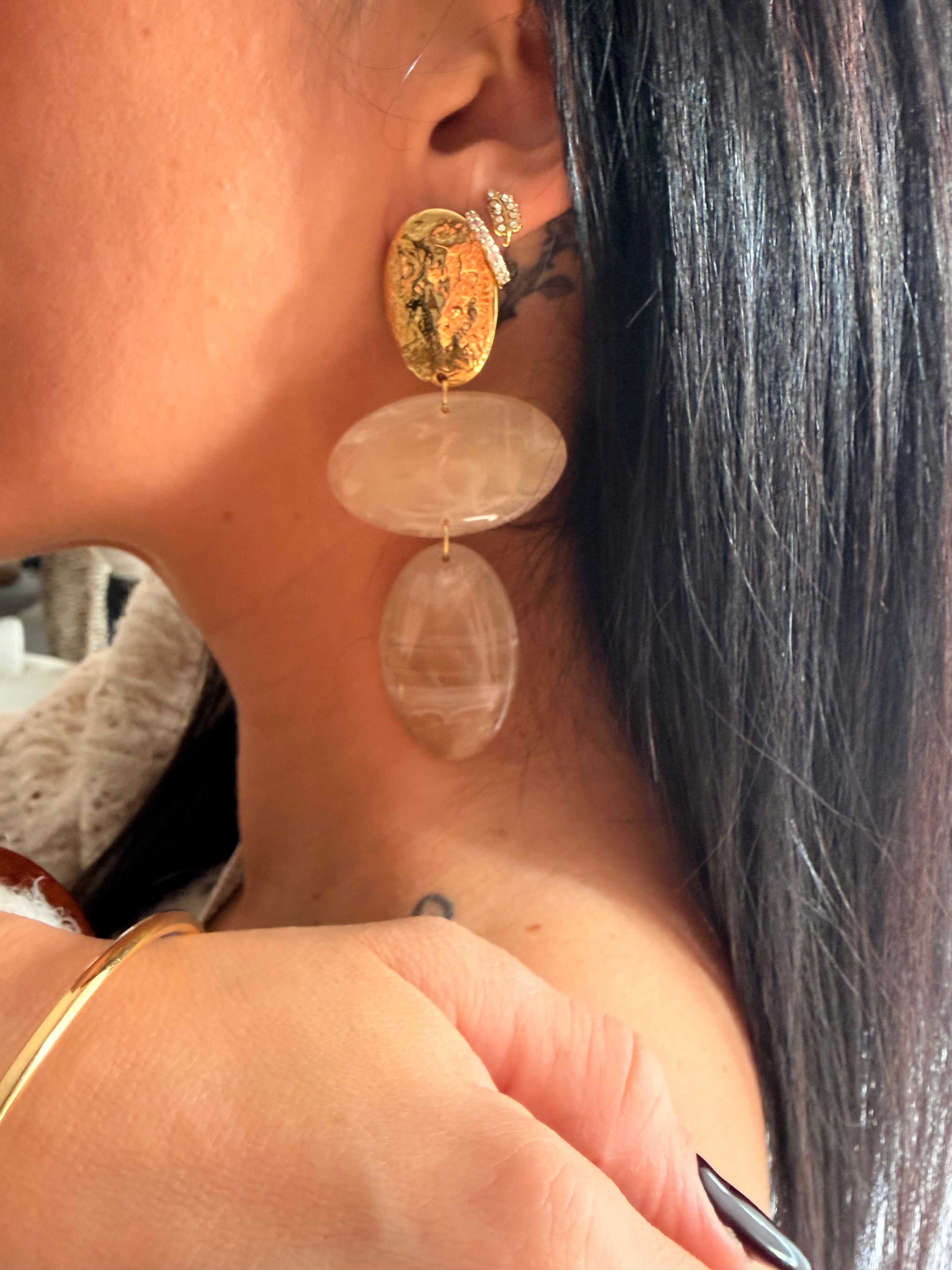 🤍 Boucles d'oreilles Bianca