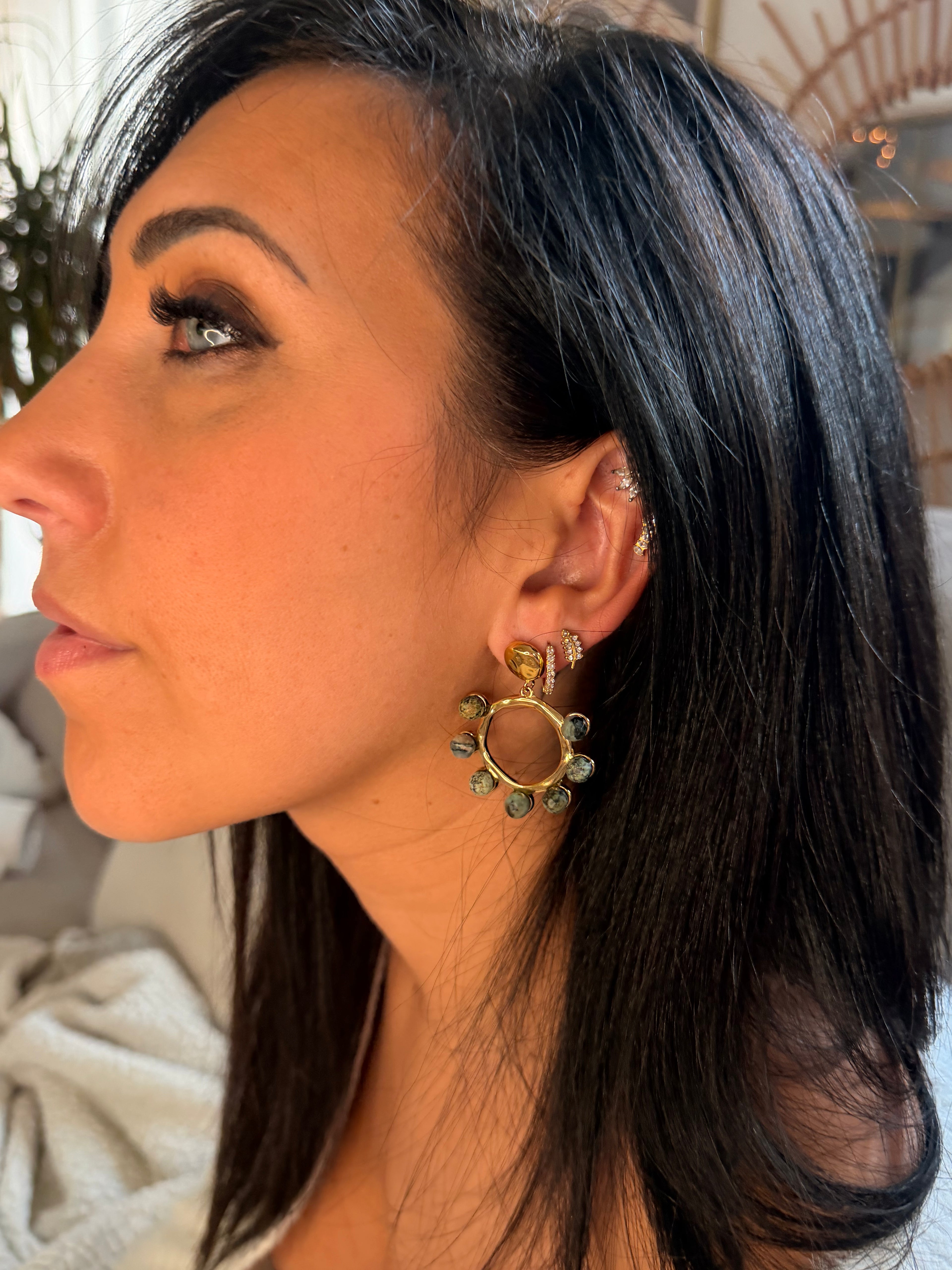 💚 Boucles d'oreilles Enora