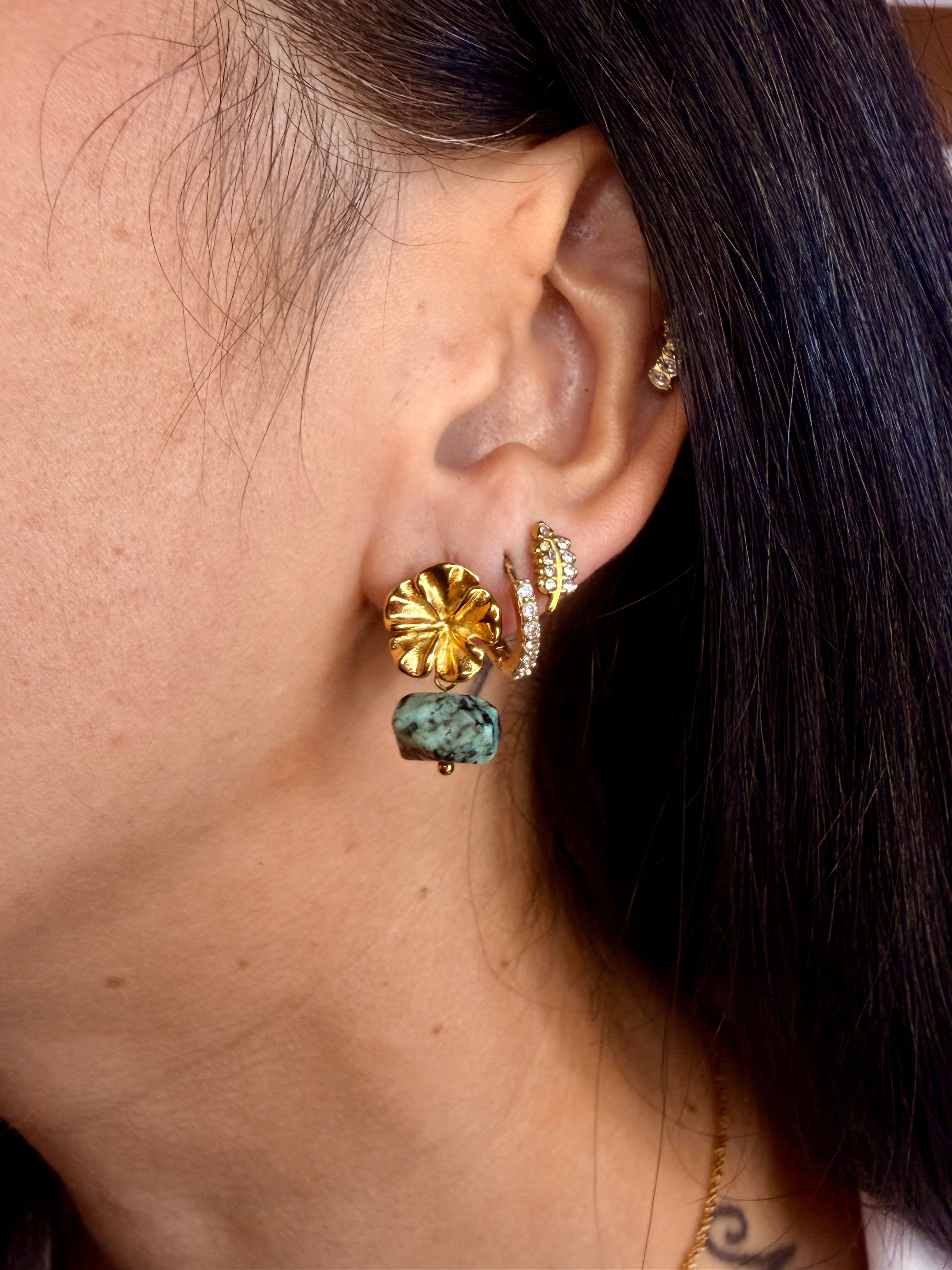 🍀 Boucles d'oreilles Sara