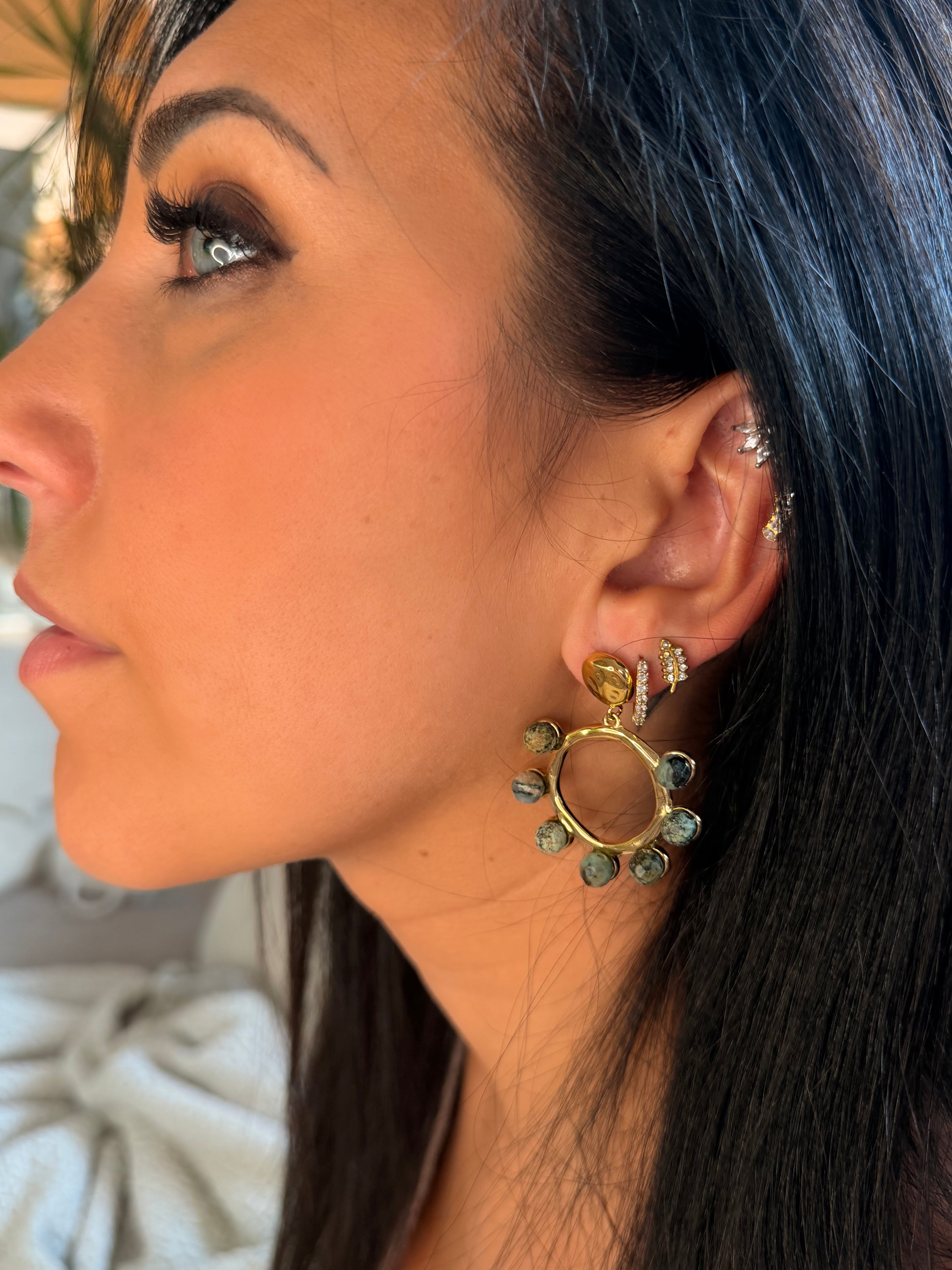 💚 Boucles d'oreilles Enora