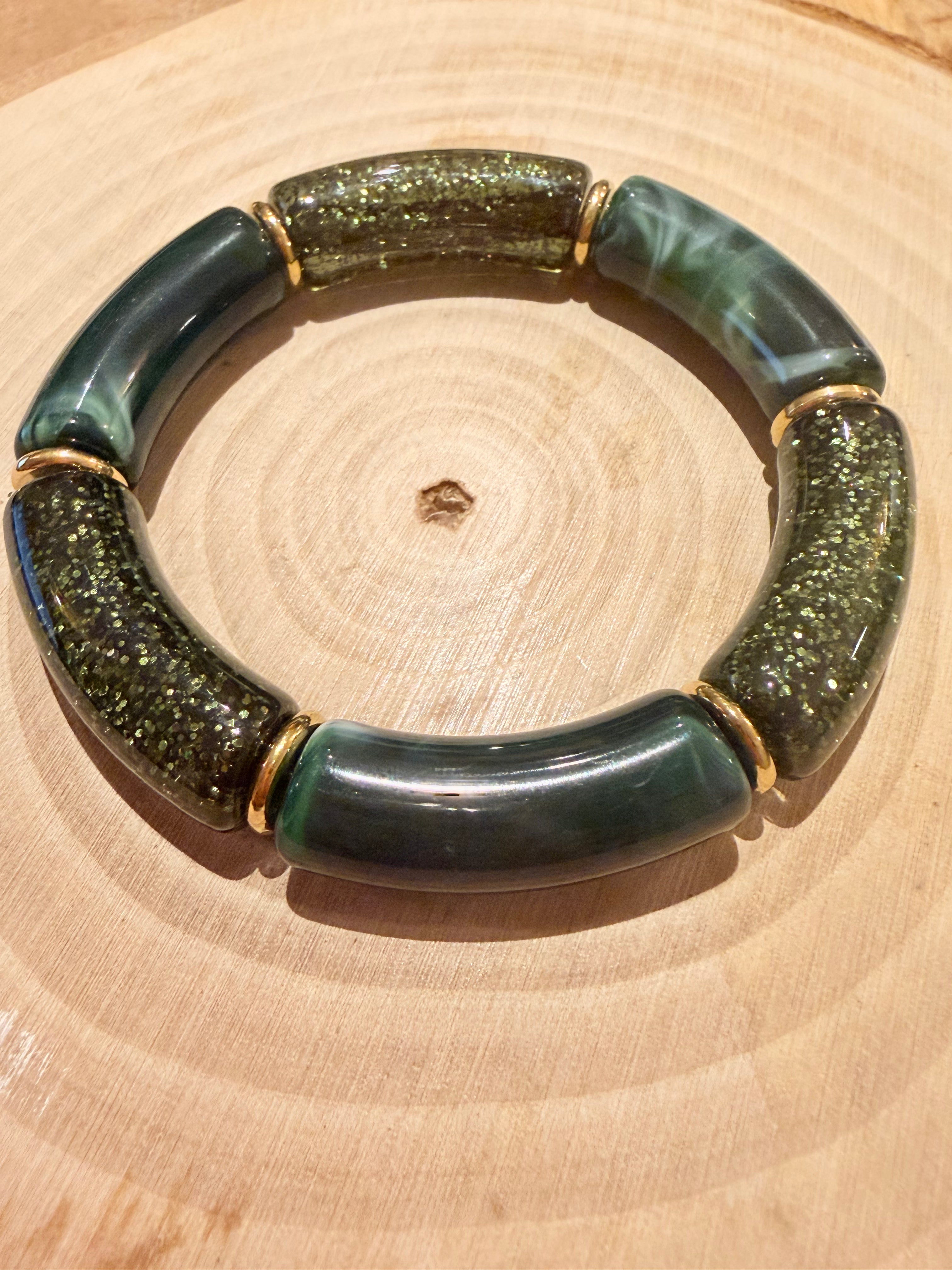 Bracelet élastique Sienna ❤️💚🤎