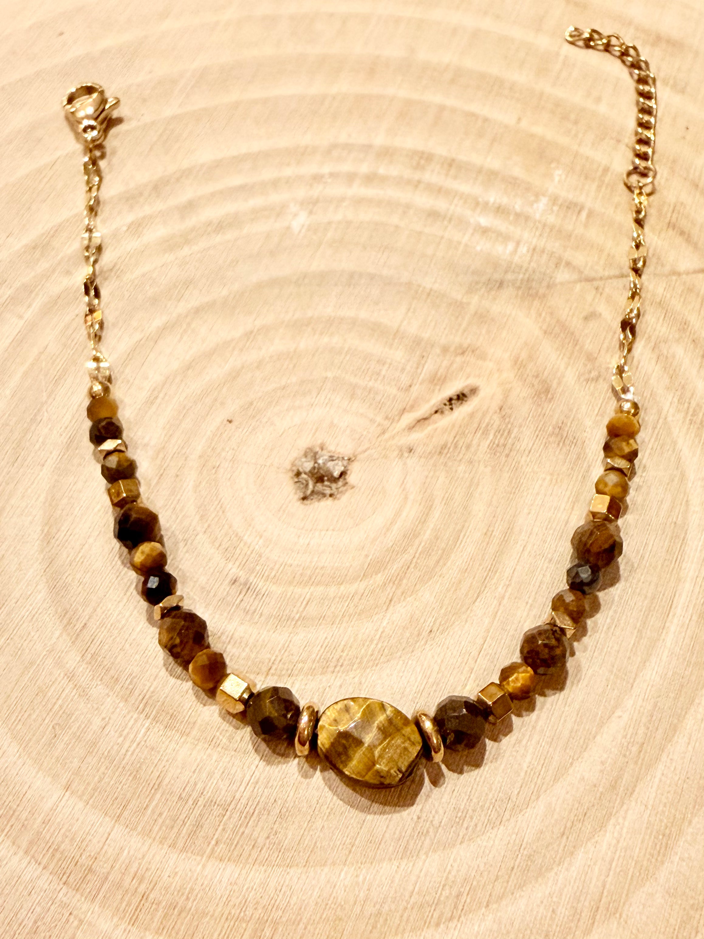 Bracelet Gaïa 💚🤎🩶