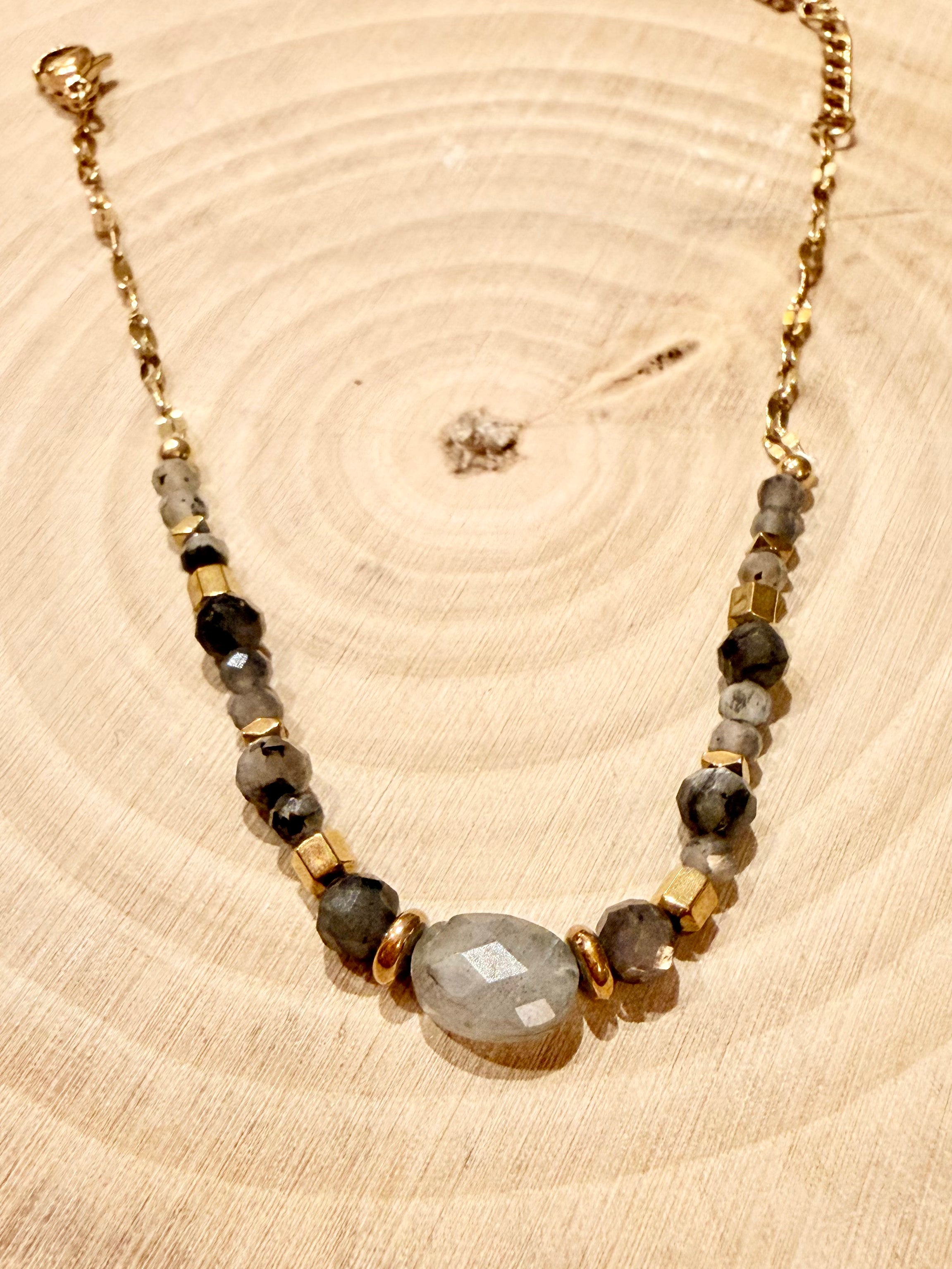 Bracelet Gaïa 💚🤎🩶