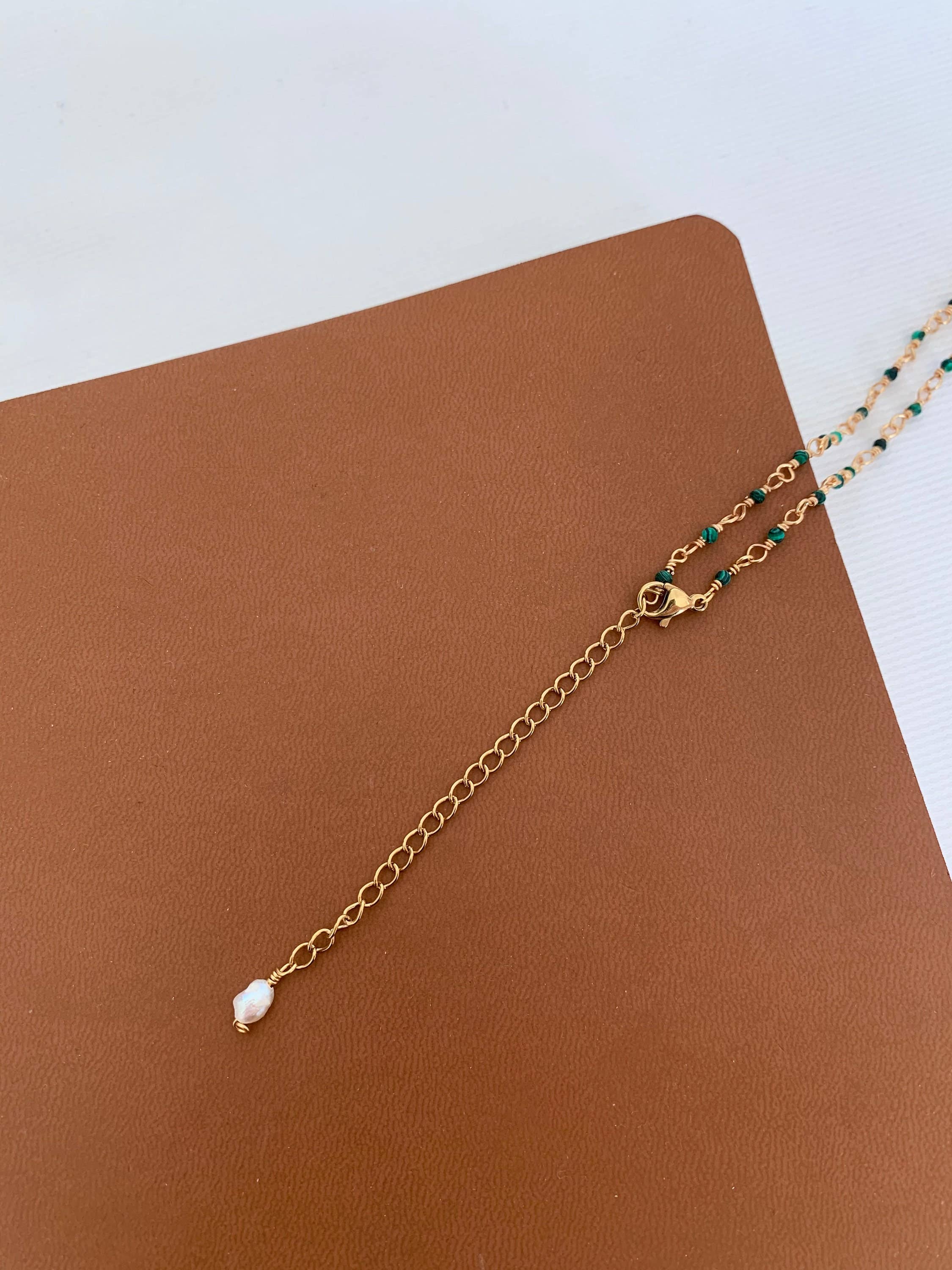 Collier Isis 🍀 Malachite